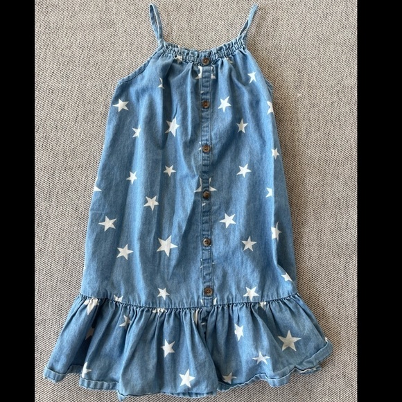 Old Navy Dresses Old Navy 5t Star Denim Dress Poshmark